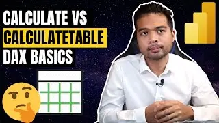 CALCULATE vs CALCULATETABLE / What's the difference? // Beginners Guide to Power BI in 2021
