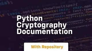 python cryptography documentation
