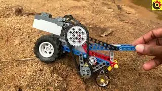 How to assemble a LEGO Hand Tractor step by step | DIY LEGO tractor 