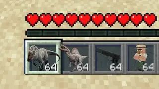 Minecraft DON'T ENTER FORBIDDEN JURASSIC WORLD DINOSAUR MOD / DANGEROUS TRANSPORT !! Minecraft Mods