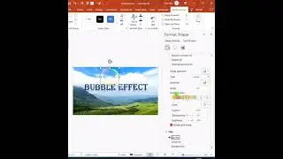 How to create Bubble effect in PowerPoint (part-1) #shorts #powerpoint #powerpointanimations