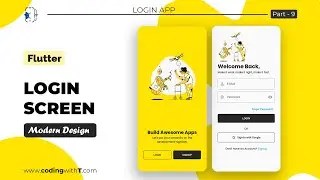 Modern Design Flutter Login Page UI | Flutter Login Screen 2023