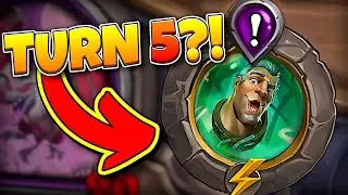 Turn 5 Wisdomball Complete?! | Hearthstone Battlegrounds