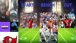 Tampa Bay Buccaneers Quarterback Start Bench Cut