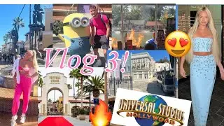 LOS ANGELES VLOG!🤩 ~ Hollywood Universal Studios, Beverley Hills & More!🎷🔥