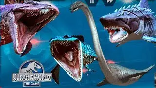 Водная волна 3 против 9 Jurassic World The Game