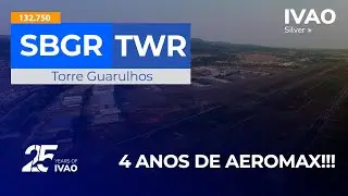 🔵[ LIVE-SBGR]🔵🗼CONTROLANDO TORRE GUARULHOS | SBGR_TWR | LIVE TORRE GUARULHOS | IVAO