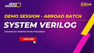 System Verilog - VLSI Training institution