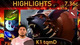 💰 7.36c K1 tqmD Ursa |KDA - 27 KP - 78%| 900+ GPM! Carry Highlights - Dota 2 Top MMR