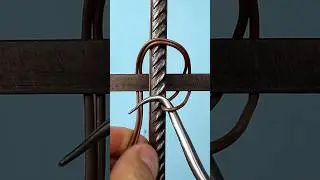 How to securely tie the rebar! #shorts