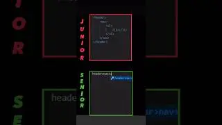 Junior Vs Senior|Noob Vs Pro|developer. 