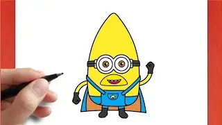 How to draw MEGA MINION GUS from despicable me 4