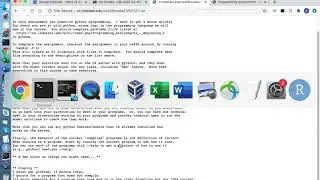 CS 458 558 Fall 2020 - h1 getting started, python programming