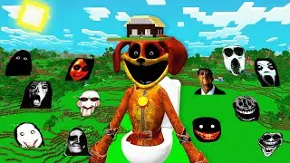 SURVIVAL DOGDAY with JEFF THE KILLER and 100 SCARY NEXTBOTS in Minecraft