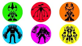 Ultraman Ginga, Ultraman Zero, Skibidi Toilet, Titan Drill Man, Speakerman, Siren Head, Cameraman