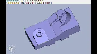 FreeCAD Часть 38. Пример детали, при построении которой можно использовать опорные плоскости