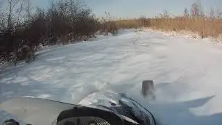 Катаюсь на снегоходе 2.