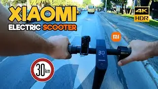 Xiaomi Mi 1S Electric Scooter - Istanbul Ride (Environment Sound Only) 4K