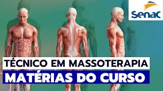 APOSTO QUE VOCÊ NÃO SABIA DISSO! MATÉRIAS DO CURSO TÉCNICO EM MASSOTERAPIA SENAC - PARTE I  #senac