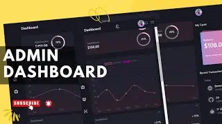 Admin Dashboard created using TailwindCss and ReactJs