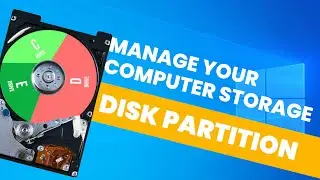 How to manage computer storage disk partition | Tips and tricks tutorial