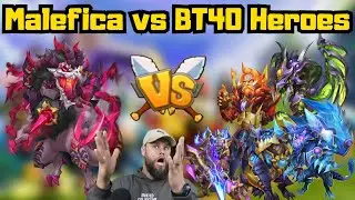 Malefica vs BT40 Heroes | Castle Clash