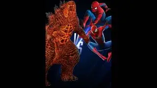 FIRE GODZILLA 🔥 VS MARVEL&DC 