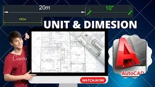 Selecting Unit And Dimensions in AutoCAD