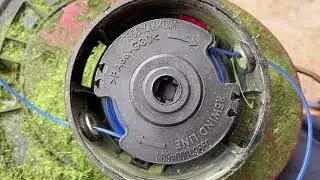 How to restring a double string lawn trimmer