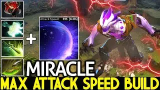 MIRACLE [Faceless Void] Insane Double Chrono with Max AS Build Dota 2