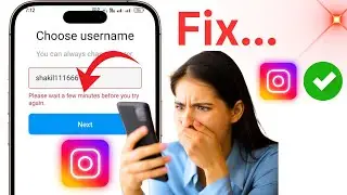 Please Wait A Few Minutes Before You Try Again Instagram || How To Please Wait A Few Minutes Solved