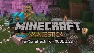 MCPE aesthetic TexturePack 1.20 Majestica