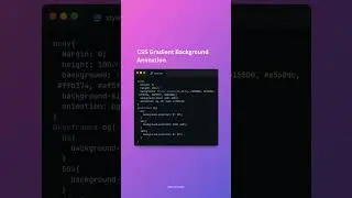 CSS gradient background color animation