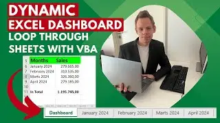 Dynamic Excel Dashboard: VBA Loop for Total Sums on All Sheets