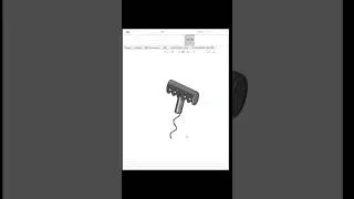 wine bottle opener on solidworks 