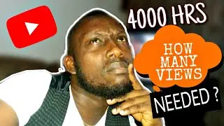 How Many Views Makes 4000 Hours For Youtube Channel Monetization // 4000 Hours Breakdown