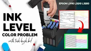 How to fix printer color problems Epson L3150 || ink level check epson printer | ink flushing epson