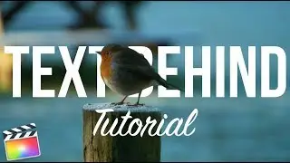Text Behind Subject // Easy FCPX Tutorial