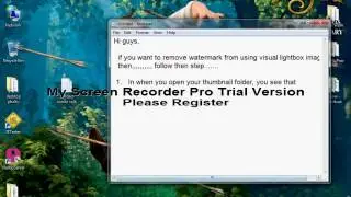 how to remove visual lightbox watermark