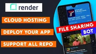 How to Deploy Telegram File Sharing bot using Render tamil/TechMagazine