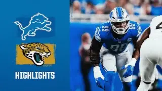 Lions vs. Jaguars | 2023 Preseason Week 2 Game Highlights