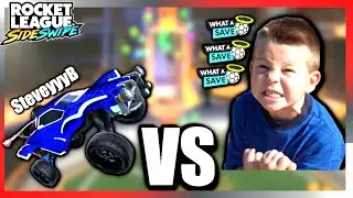 Going against a TOXIC YOUTUBER with the WHITE OCTANE | Rocket League SideSwipe CHAMPION Gameplay