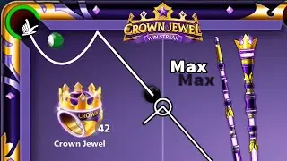 Crown Jewel Cue Level Max 🙀 42 Ring 8 ball pool Win Streak