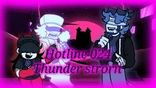 🎶Hotline 024 Thunder strorn but sing Annie, Garcello & Chris Friday Night Funkin🎶