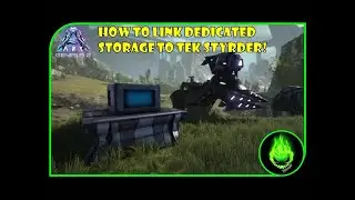 ARK: GENESIS 2 - HOW TO LINK DEDICATED STORAGE TO TEK STRYDER!