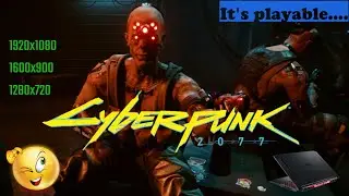 Cyberpunk 2077 Acer Nitro 5 1650 Ti | 1080, 1600x900, 720P