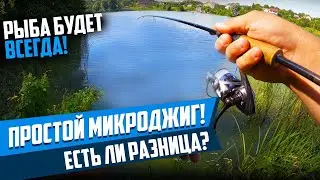 Как поймать окуня летом? Простой микроджиг! Есть ли разница?