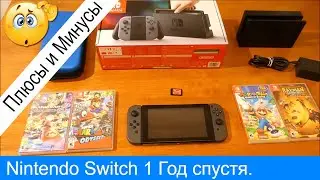 Рекомендуем посмотреть! Nintendo Switch 1 Год спустя. Моё мнение и обзор Плюсы и Минусы, Недостатки