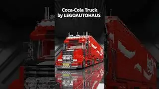 LEGO Coca-Cola Truck Animated Speedbuild | LEGOAUTOHAUS CocaCola | Blender Geometry Nodes Animation