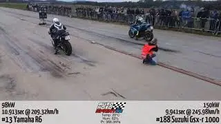 #13 Yamaha R6, 98 kW - Byebye party Tchořovice , 03.10.2020
